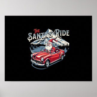De rit van de kerstman. poster