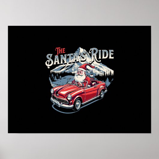 De rit van de kerstman. poster (Voorkant)
