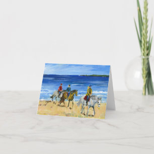De rit van het strand kaart