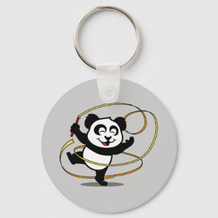 De ritmische Panda van de Gymnastiek Sleutelhanger