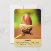 De Ritual, Divination & Healing Cards - Acorn Kaart (Voorkant)