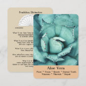 De Ritual, Divination & Healing Cards - Aloe Vera Kaart (Voorkant / Achterkant)