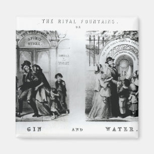 De rivaliserende fonteinen of gin en water magneet