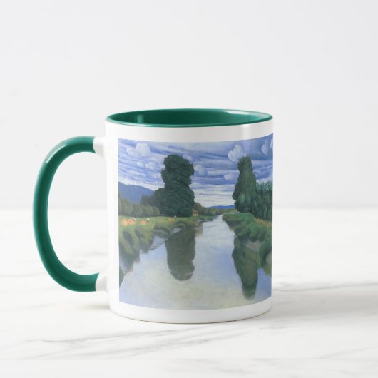 De rivier bij Berville van Felix Vallotton, Fijne Mok (Links)