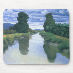 De rivier bij Berville van Felix Vallotton, Fine A Muismat