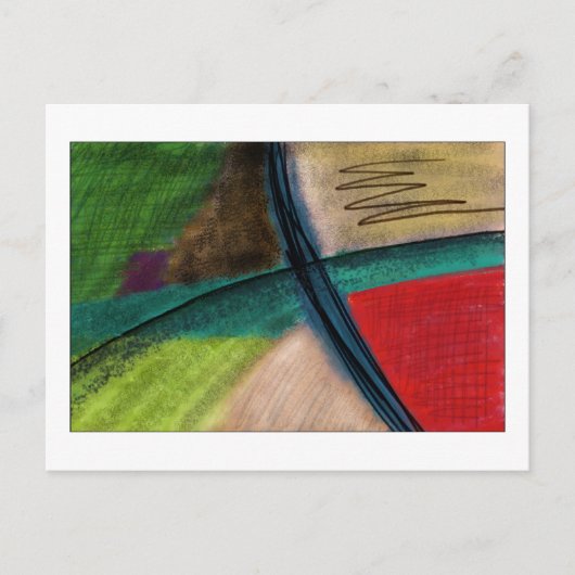 De rivier briefkaart (Voorkant)