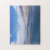 De rivier de Brahmaputra en het berglandschap - Ti Legpuzzel (Verticaal)