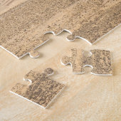 De rivier de Brahmaputra en het woestijnlandschap  Legpuzzel (Zijkant)