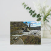 De rivier de la Cliff Briefkaart (Staand voorkant)