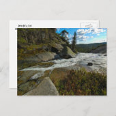 De rivier de la Cliff Briefkaart (Voorkant / Achterkant)