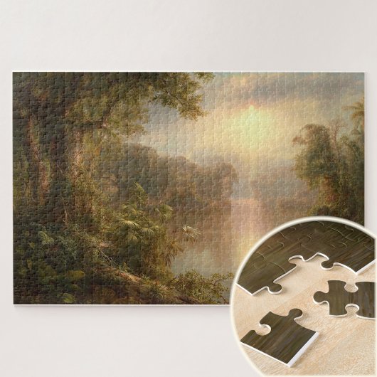 De rivier de Licht, de Frederic Edwin Church Legpuzzel