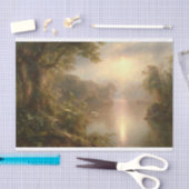 De rivier de Licht, de Frederic Edwin Church Tissuepapier (Craft)