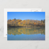 De rivier de Noord-Saskatchewan - Autumn Briefkaart (Voorkant / Achterkant)