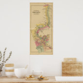 De rivier de Ohio en de vallei Poster (Keuken)