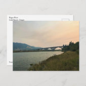 de rivier de Rogue, OF Briefkaart (Voorkant / Achterkant)