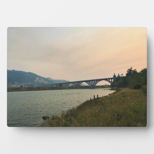 de rivier de Rogue, OF Fotoplaat (voorkant)