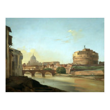 De rivier de Tiber bij Castel Sant’Angelo