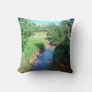 De rivier en de Groene Pijler Kussen