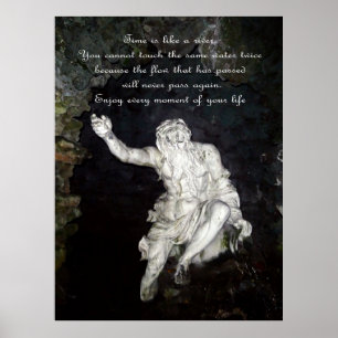 De rivier God. Poster