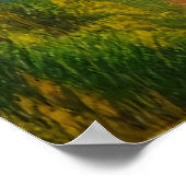 De rivier in het bos | AI Art Poster (Hoek)