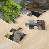De rivier in het groene bos, Oregon Legpuzzel (Zijkant)