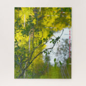 De rivier Liffey Kilcullen. Prettig kerstfeest Legpuzzel (Verticaal)