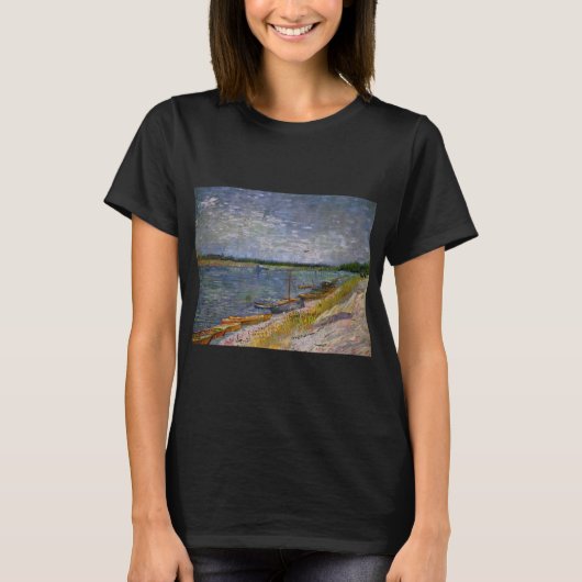 De rivier met Rowing Boats door Vincent van Gogh T-shirt (Voorkant)
