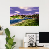 De rivier poster (Thuiskantoor)