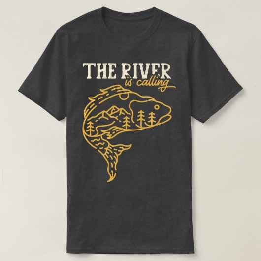 De rivier roept t-shirt (Design voorkant)