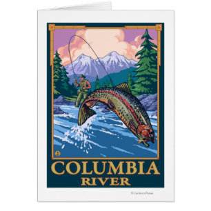 De Rivier van Colombia, de Scène van de Visserij