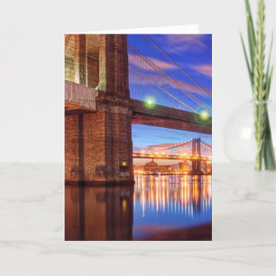 De rivier van het Oosten, de Brug van Brooklyn, Kaart
