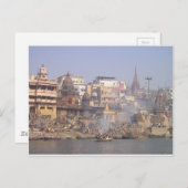 De Rivier van India Ganges Briefkaart (Voorkant / Achterkant)