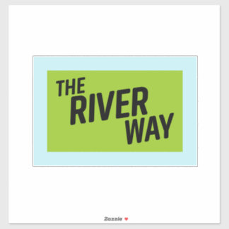 De Rivierweg Sticker