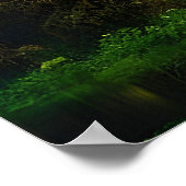 De rivierworkshop | Steampunk digitale kunst Poster (Hoek)