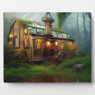 De rivierworkshop Steampunk Tabletop Plaque Fotoplaat