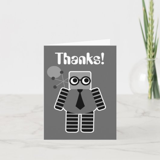 De Robot van Geek dankt u Kaarten (Voorkant)