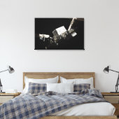 De robotarm van het systeem met afstandsbediening canvas afdruk (Insitu (Slaapkamer))