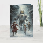 De robots komen eraan aankondiging (Voorkant)