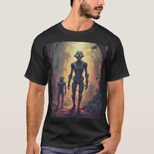 de robots t-shirt (Voorkant)