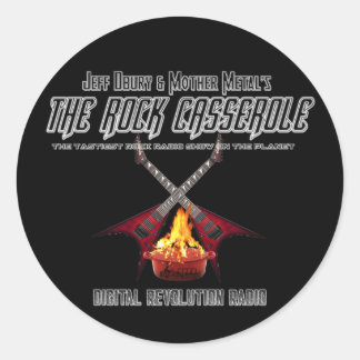 De Rock Casserole 3" Glanzende Stickers