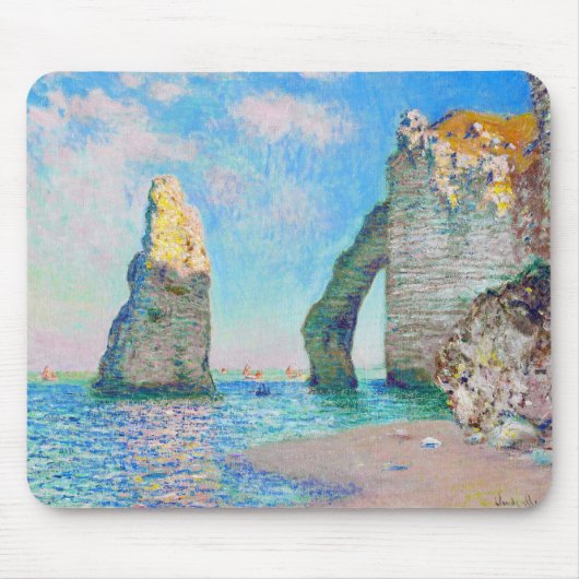 De Rock Needle en de Porte d'Aval Claude Monet Muismat (Voorkant)