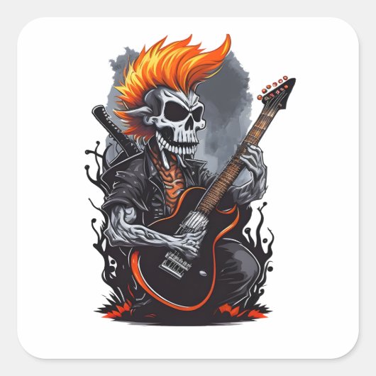 De Rock Stickers & Labels (Voorkant)