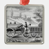 De "Rocket" Metalen Ornament (Voorkant)