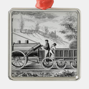 De "Rocket" Metalen Ornament