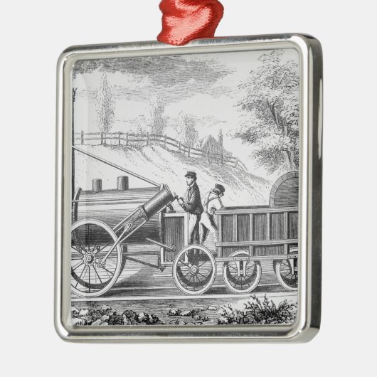 De "Rocket" Metalen Ornament (Links)