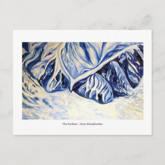 De Rockies POST-KAART Briefkaart