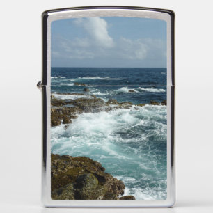 De Rocky Coast and Blue Ocean van Aruba