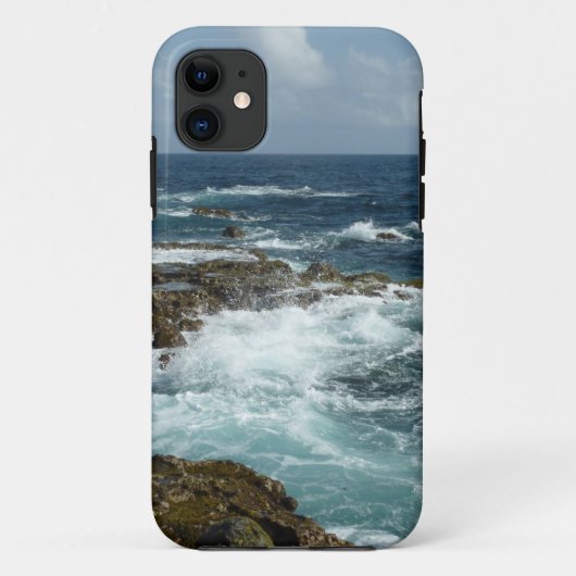 De Rocky Coast and Blue Ocean van Aruba Case-Mate iPhone Case (Achterkant)