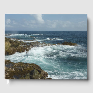 De Rocky Coast and Blue Ocean van Aruba Gastenboek
