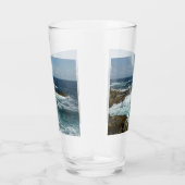 De Rocky Coast and Blue Ocean van Aruba Glas (Rechts)